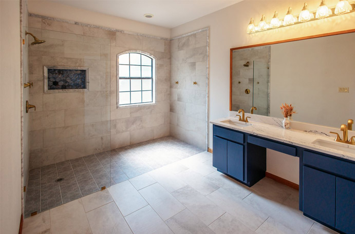 Recently remodeled bathroom by Reddy Pros