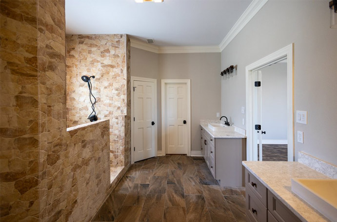 Bathroom remodel and construction services.