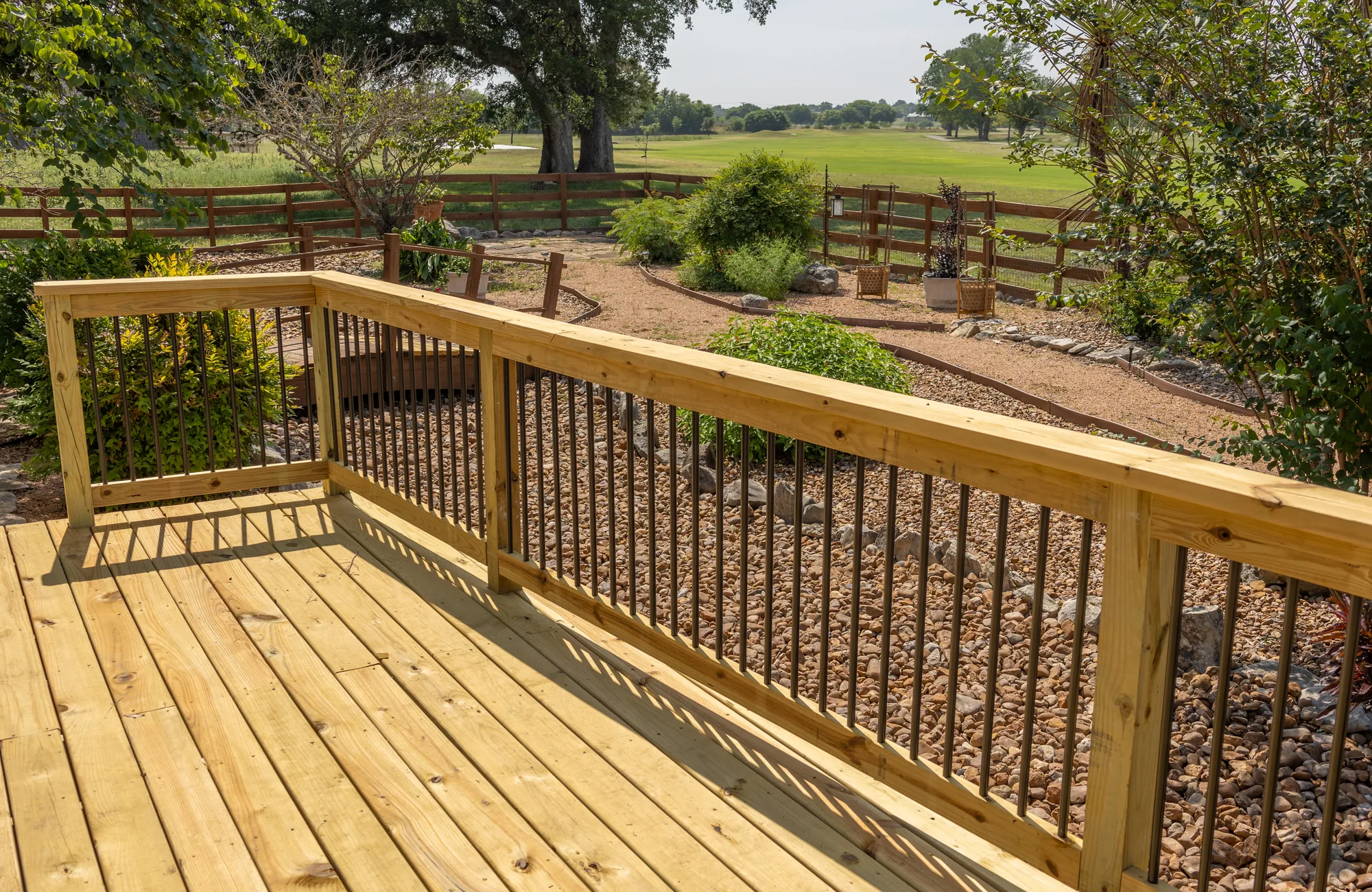 San Antonio Wood Deck Railings